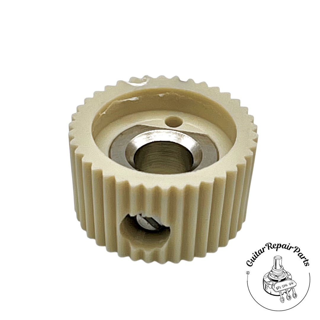 Cupcake Style Radio Amplifier Knob w. Indicator (1 pc) - Cream