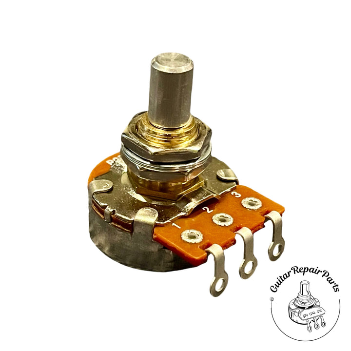 Bourns No-Load 250K Potentiometer, w. Detent, Solid-Shaft