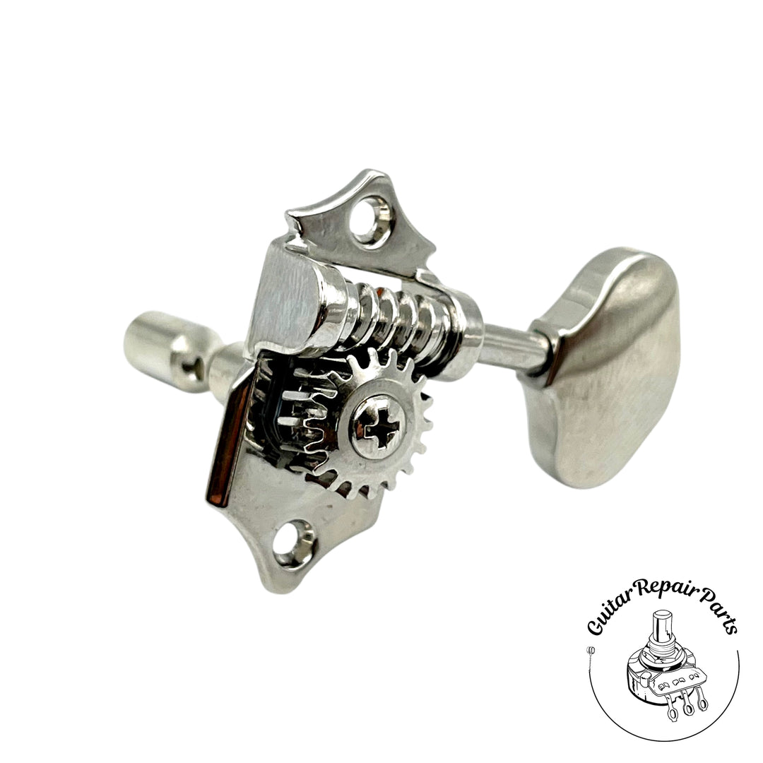 Alvarez Guitar Tuning Key Set For Slot Headstock Steel String (6 pcs) - Chrome