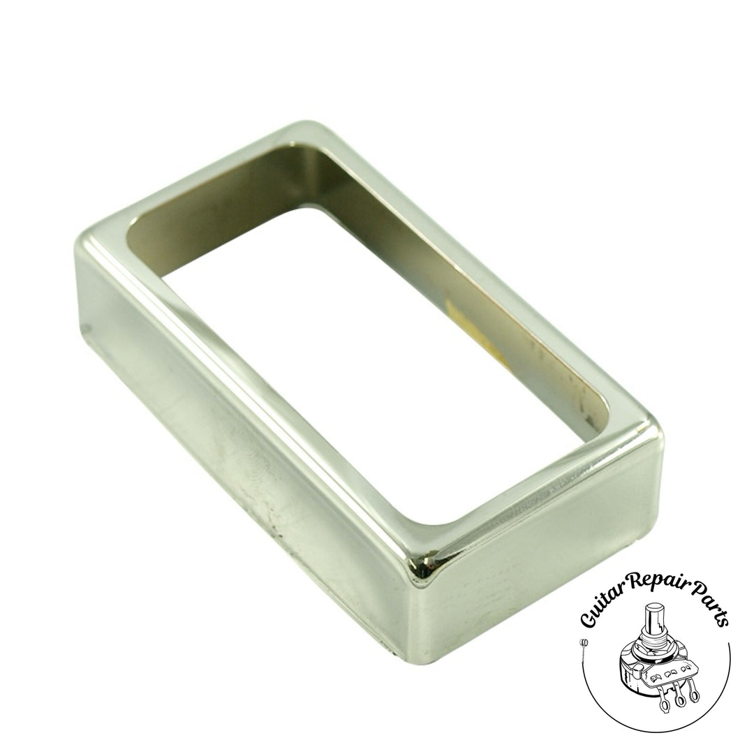 Metal Open Humbucker Pickup Cover "Beauty Ring" - Nickel