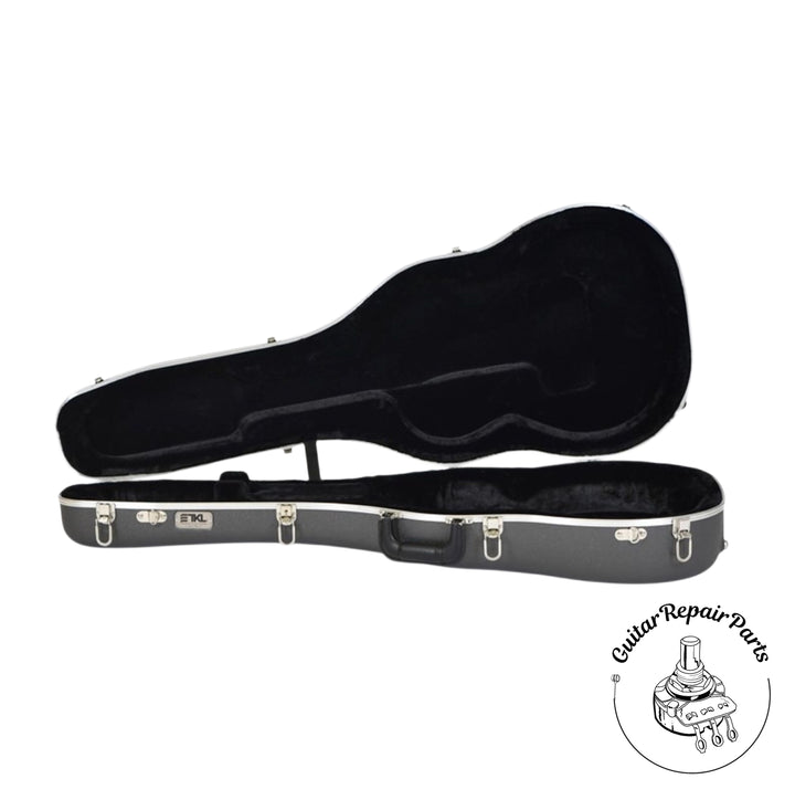 TKL Concept 3.1 Molded OM/000 Acoustic Guitar Case w/ D-Rings - Titanium Finish
