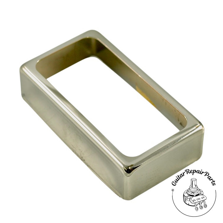 Metal Open Humbucker Pickup Cover "Beauty Ring" - Nickel