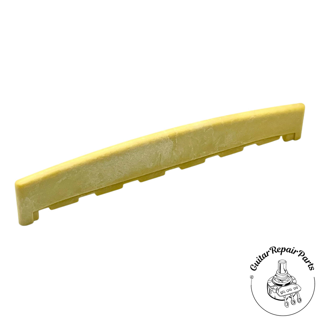 Plastic Integrated Saddle For Ovation & Takamine CP-100 Pickups - Natural