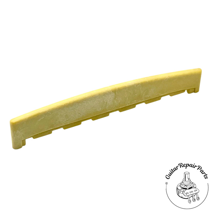 Plastic Integrated Saddle For Ovation & Takamine CP-100 Pickups - Natural