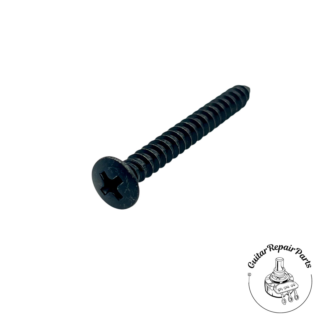 Ibanez SCREWNJ40 Long Bolt-On Neck Plate Screw Phillips Head (1 pc) - Black