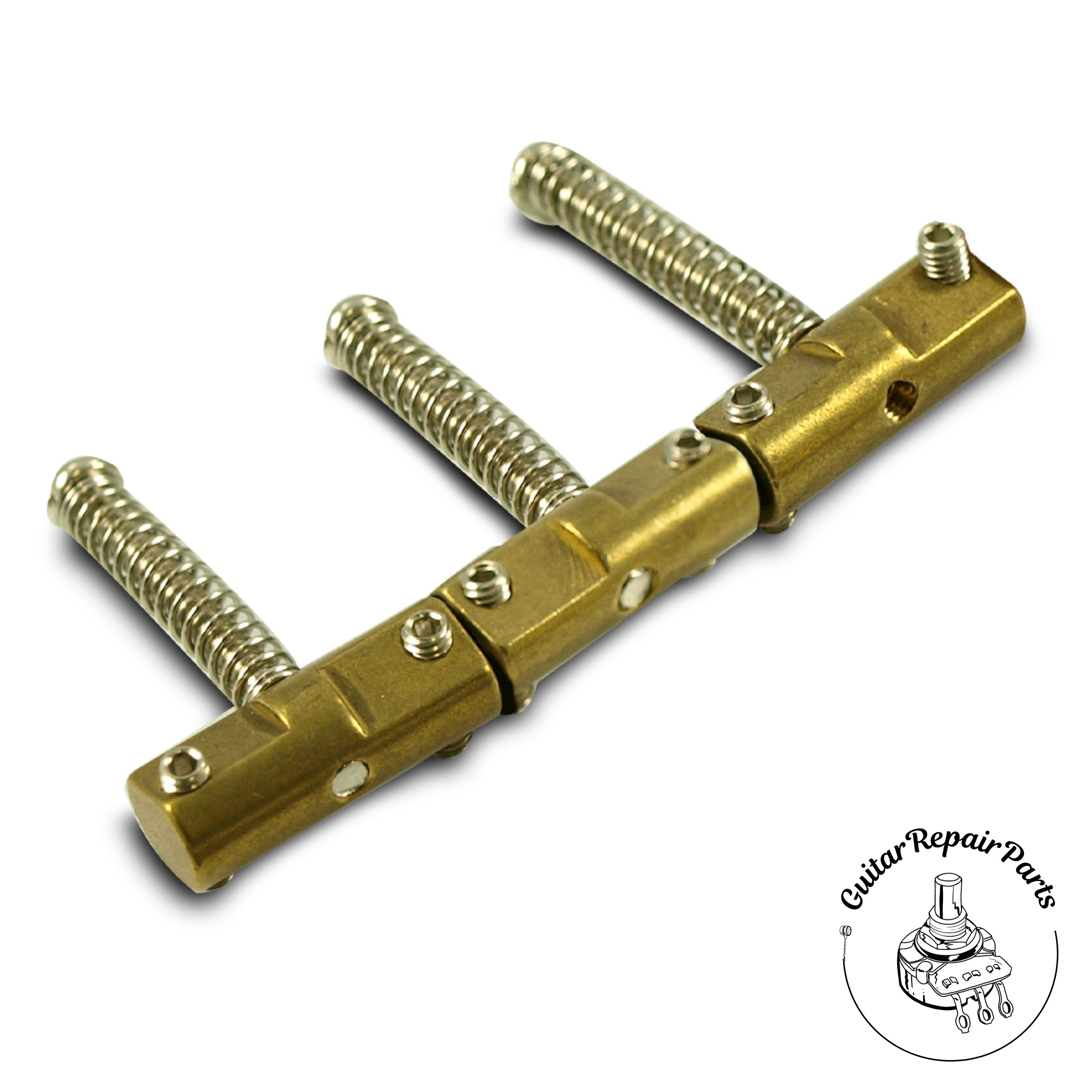 Compensated Saddle Set For Telecaster - Brass – GuitarRepairParts.com