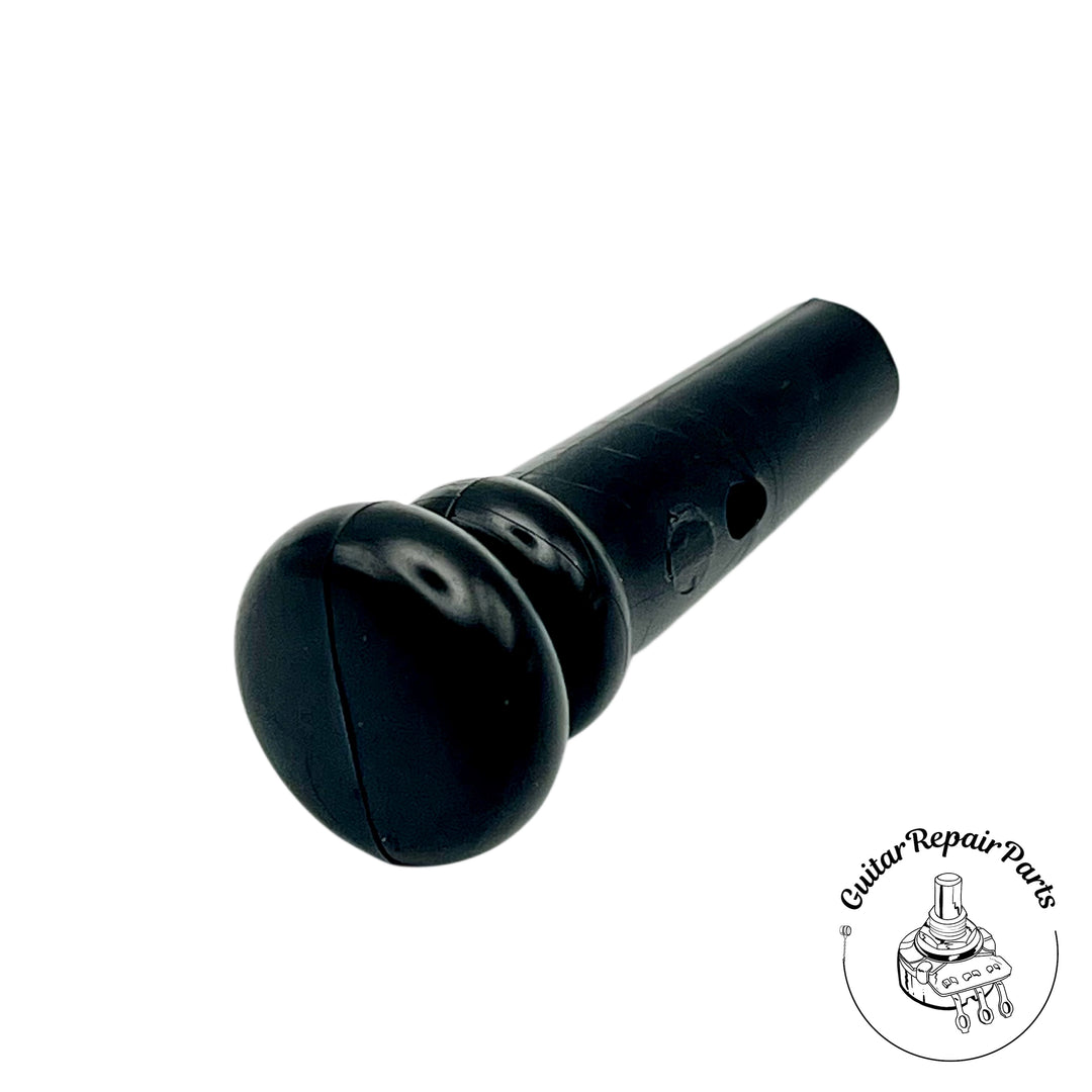 Plastic Endpin Strap Button For Acoustic Guitar (1 pc) - Black