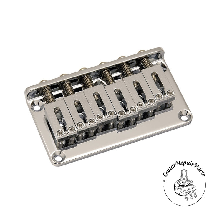 Gotoh GTC102N Non-Tremolo Fixed Bridge with 10.5mm Steel Saddles - Nickel