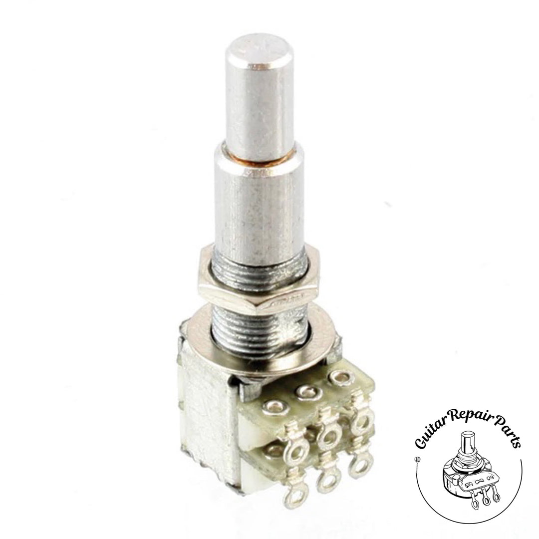 500k Stacked Concentric Potentiometer, Metric Shafts and Bushing