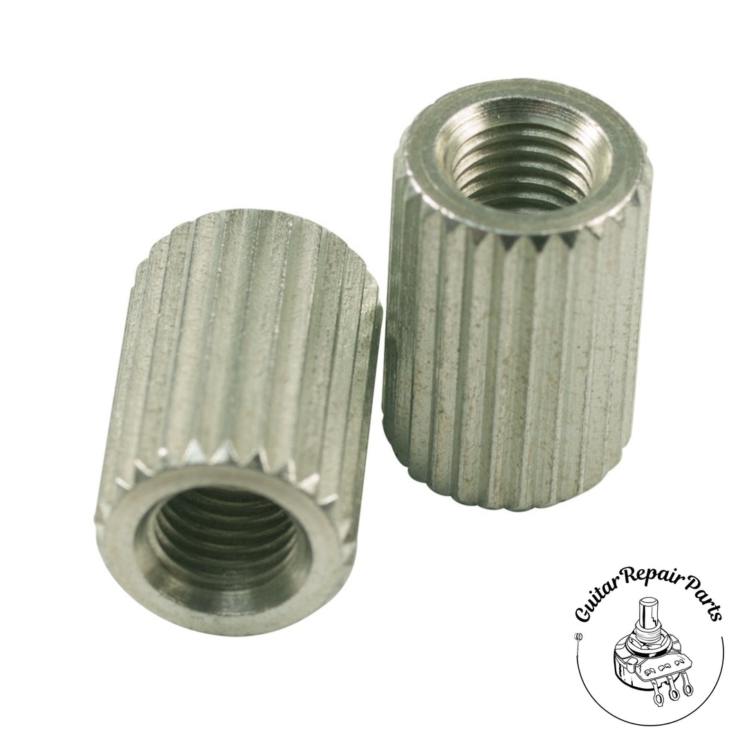 Stop Tailpiece Anchor Bushing Set, 5/16-24, Coarse Knurl - Zinc