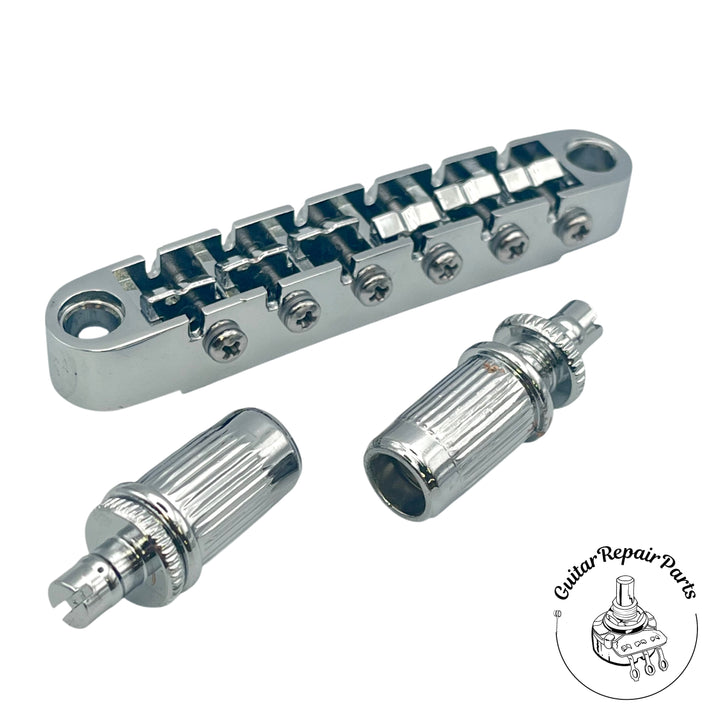 Ibanez 2BGGBP6CH Gibraltar Performer 6-String Tune-O-Matic Guitar Bridge Chrome