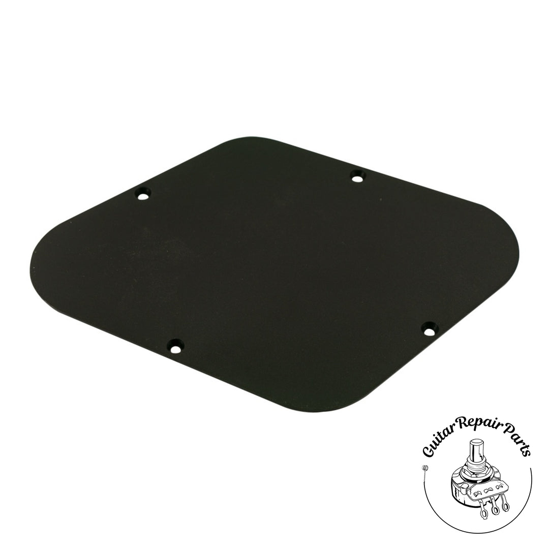 Plastic Backplate Control Cavity Cover For Gibson Les Paul - Matte Black