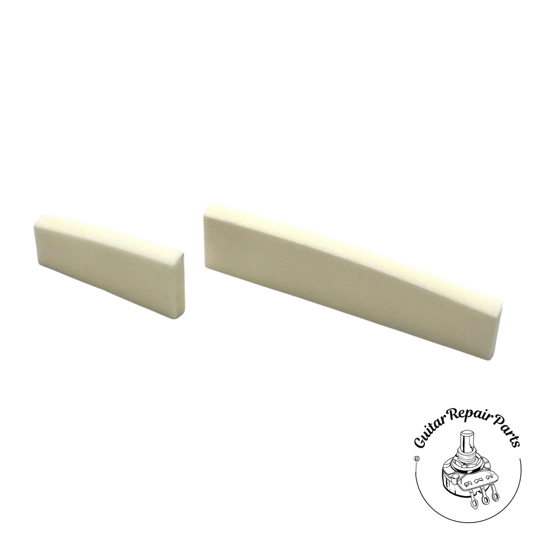 Takamine TP0709AELH Split Dual Saddle For Pro Series Guitars, Left-Hand - Bone