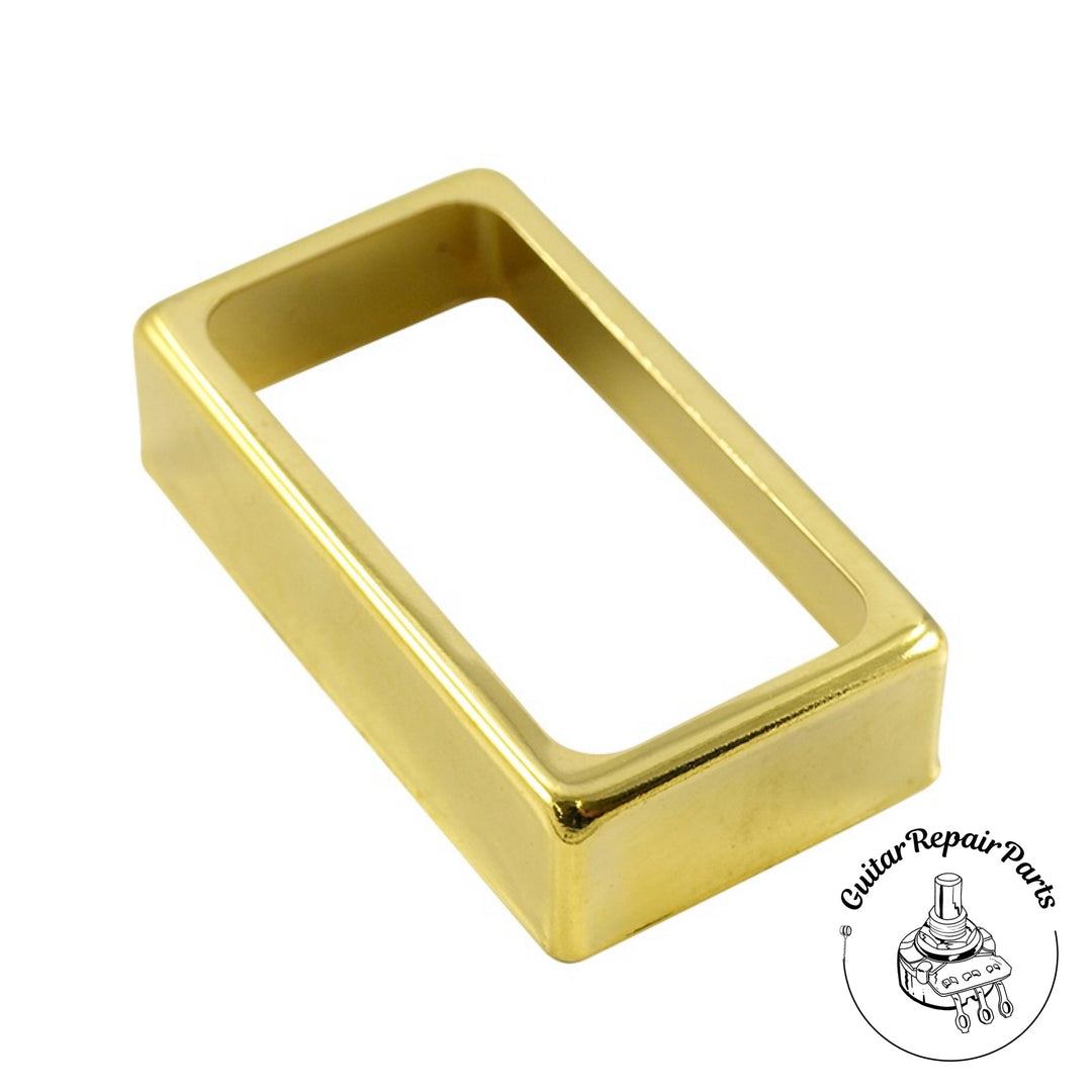 Metal Open Humbucker Pickup Cover "Beauty Ring" - Nickel