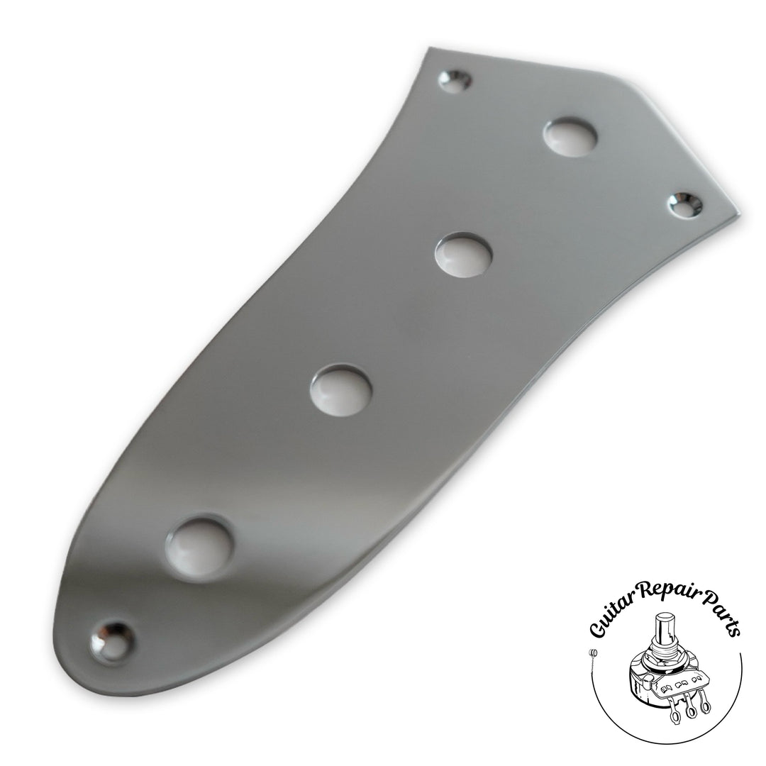 Kluson KJP60C Control Plate for Fender Jazz Bass- 4-Hole - Chrome
