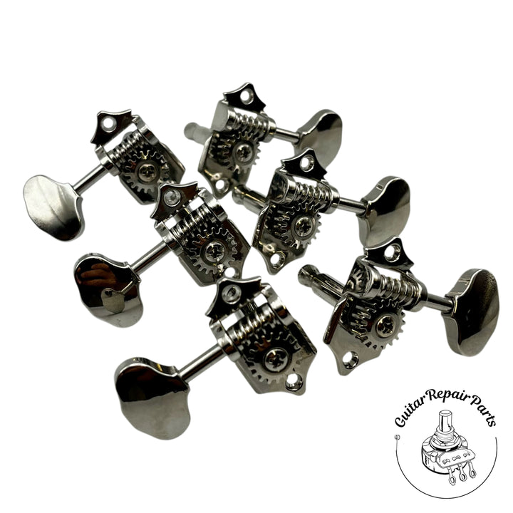 Alvarez Guitar Tuning Key Set For Steel String (6 pcs) - Chrome