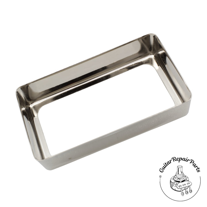 Metal Open Humbucker Pickup Cover, Vintage Nickel-Silver - Nickel