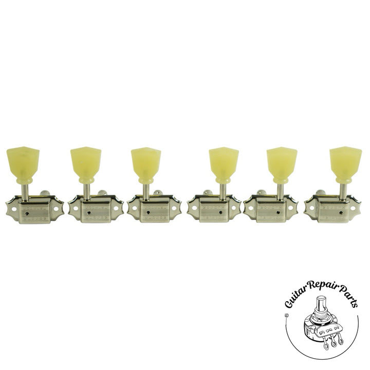 Kluson KTS-3-N Supreme Series Tuning Machines 3x3 - Nickel / Keystone