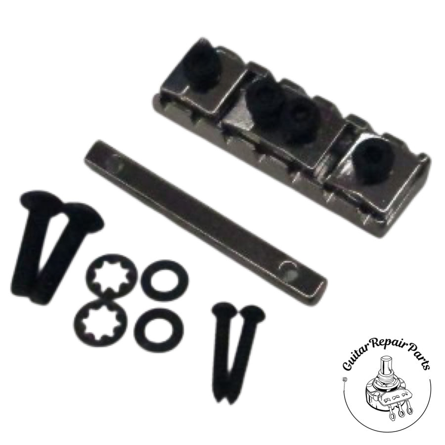 Ibanez 2LN1MAD002 Top Lok Nut Set For 7-String 48mm, Bottom Mount - Cosmo Black