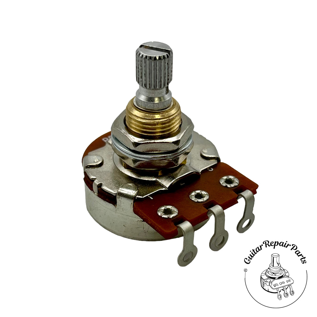 Bourns No-Load 500K Potentiometer, w. Detent, Split-Shaft