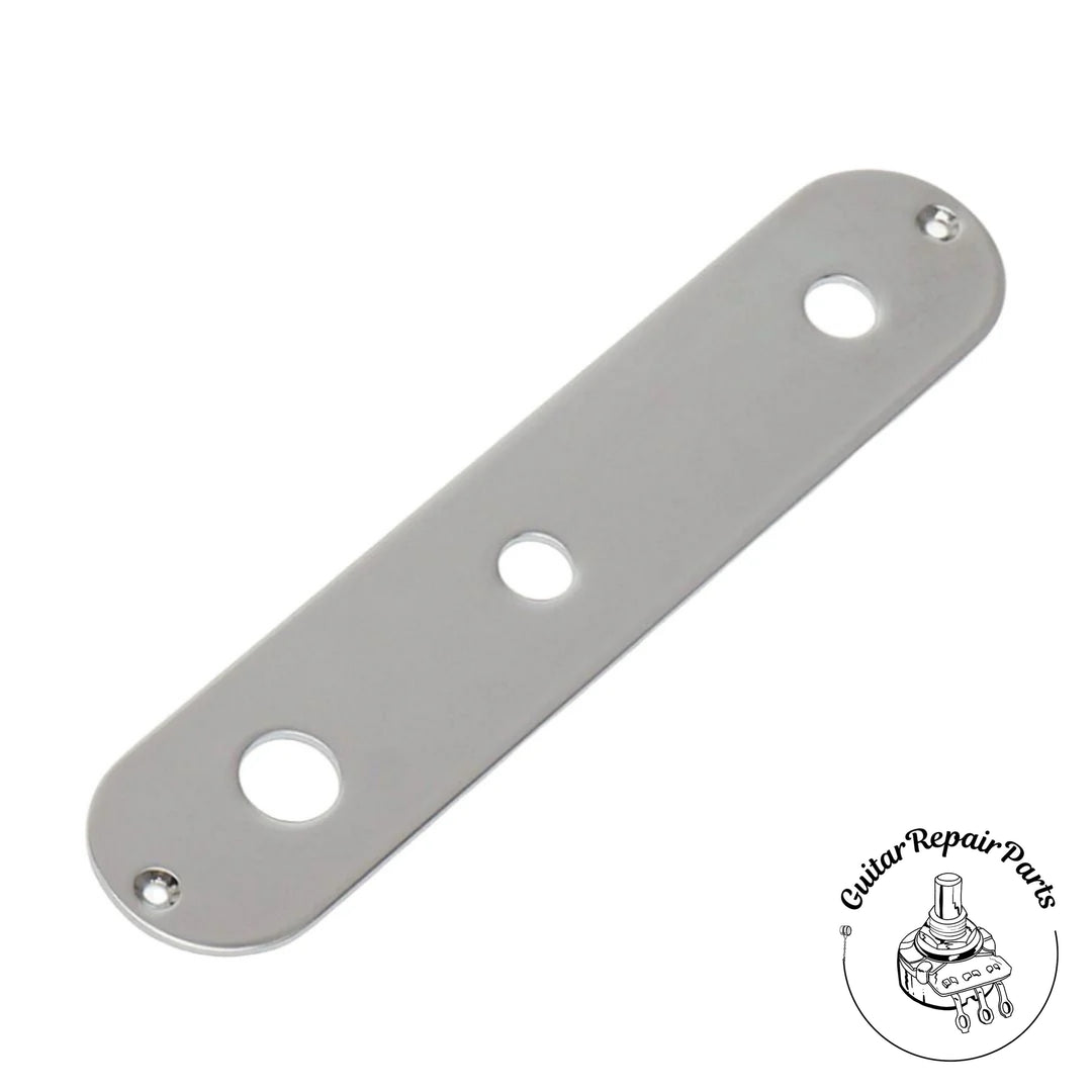 Goldo Toggle Switch Control Plate for Fender Telecaster - Chrome