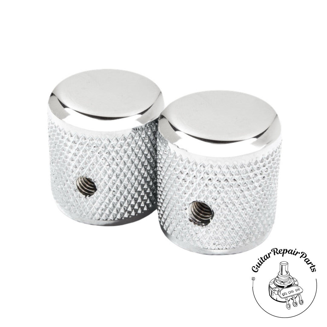 Fender 0094057049 Pure Vintage '58 Telecaster Knurled Knob Set (2 pcs) - Chrome