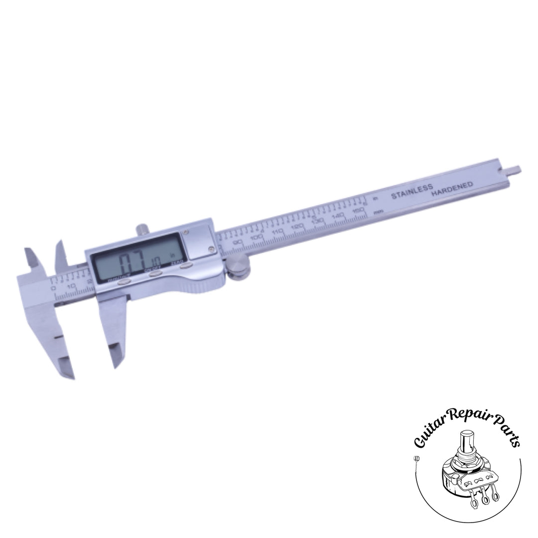 Digital Luthier's Caliper 6" (154mm) w. Fretwire Notches