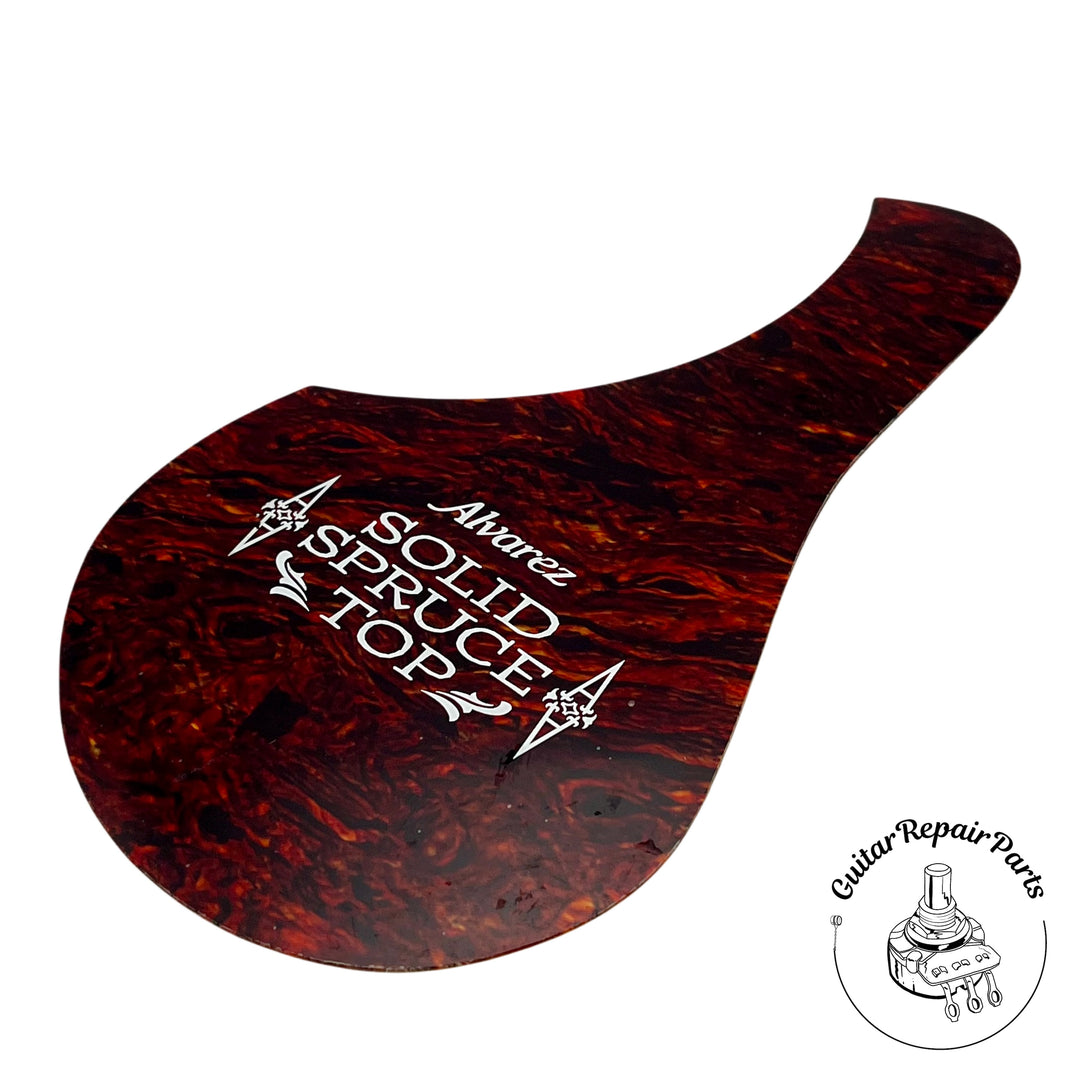 Alvarez Plastic Pickguard For Acoustic Guitar - Red Tortoise