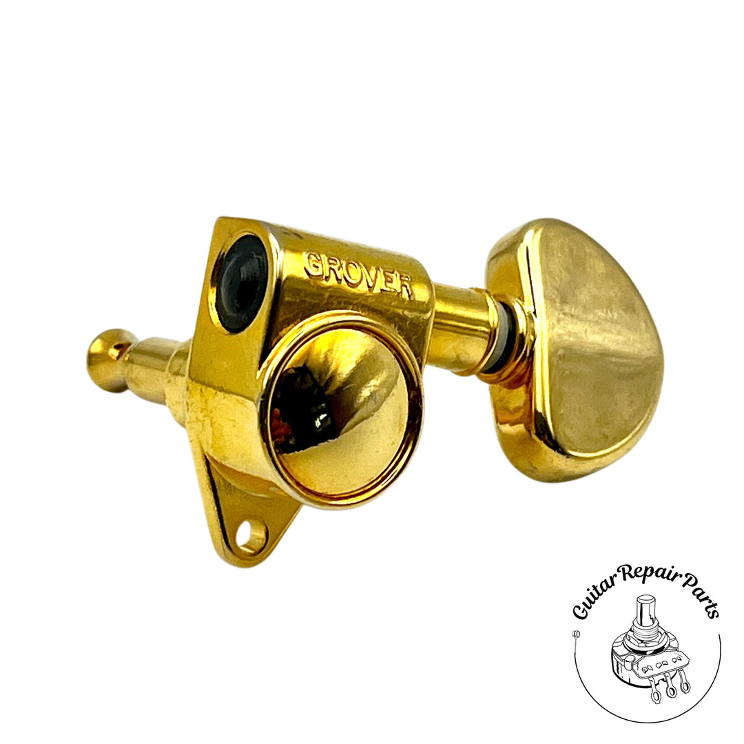 Grover Rotomatic Guitar Tuning Machine Keys, 3x3 - Gold (B-Stock)