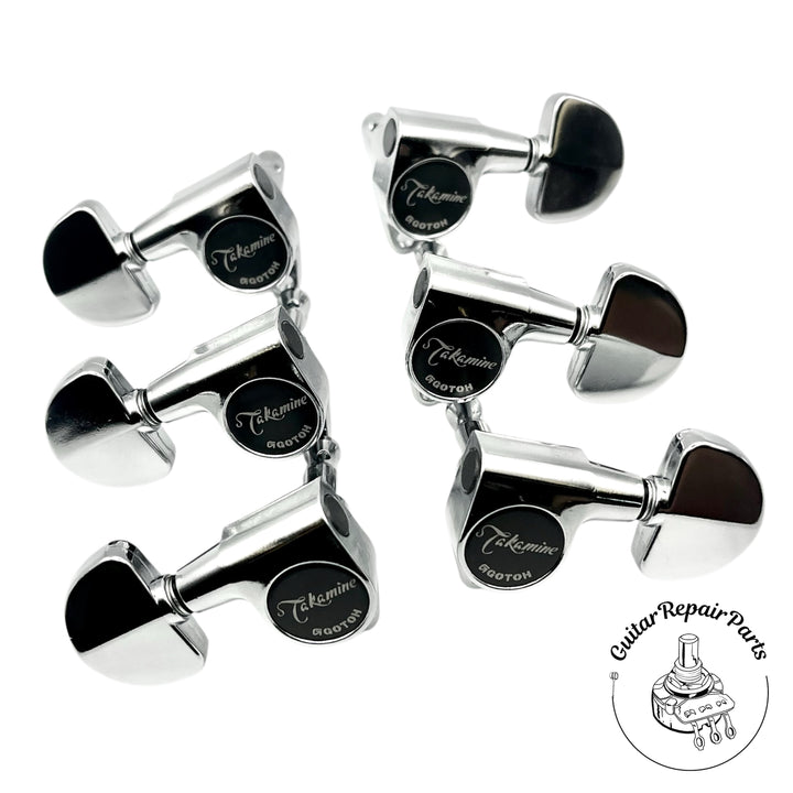 Takamine TP0506 Guitar Tuning Keys, Gotoh SG301-20C (6 pcs) - Chrome