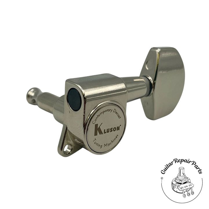Kluson KCD-3-N Contemporary Diecast Tuning Machines 3x3, 19:1 Ratio - Nickel