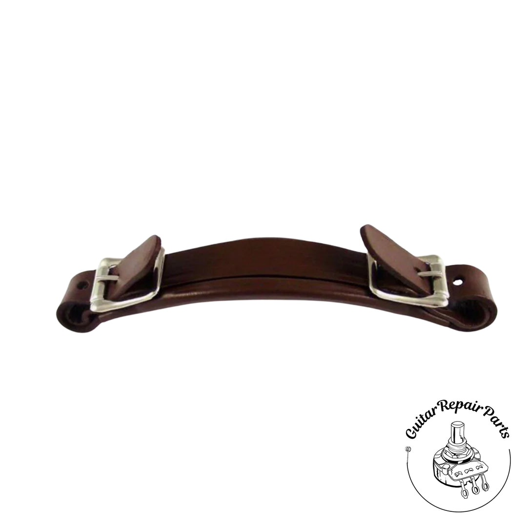 Grover Replacement Leather Handle For Gibson Cases - Brown