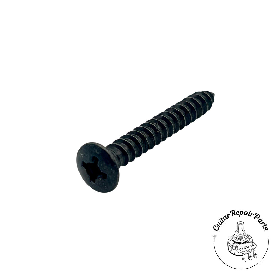Ibanez SCREWNJ35 Short Bolt-On Neck Plate Screw Phillips Head (1 pc) - Black