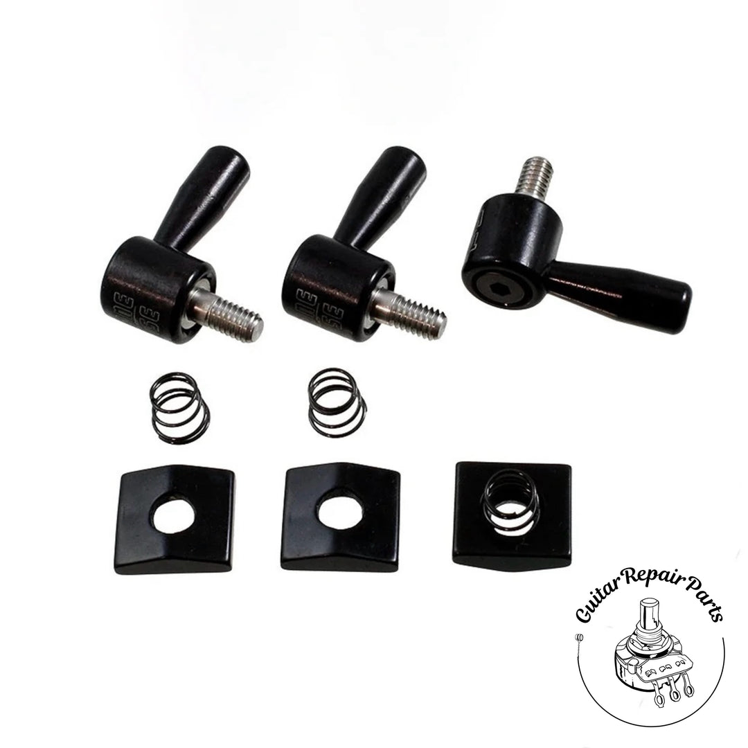 Tone Vise Keyless Quick-Release Locking Nut Clamp for Floyd Rose - Black