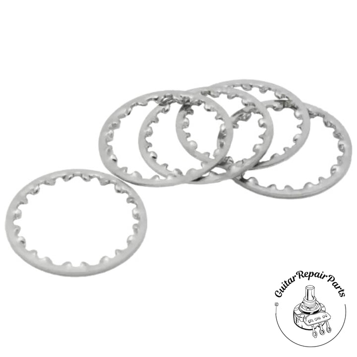 Star Lock Washers for Toggle Switches and Footswitches 15/32" and M12 (5 pcs)