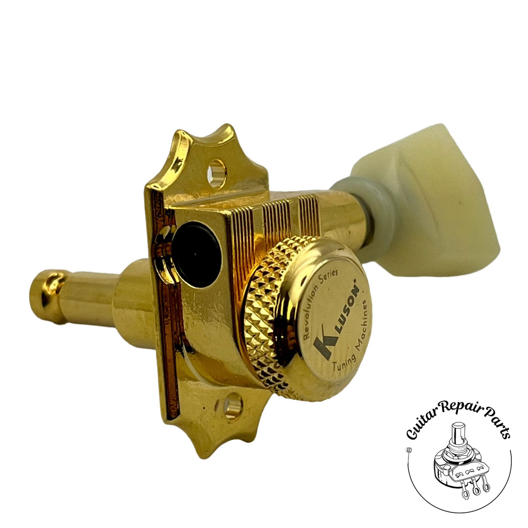 Kluson KRGL-3-GP Revolution G-Mount Locking Tuning Machines - Gold