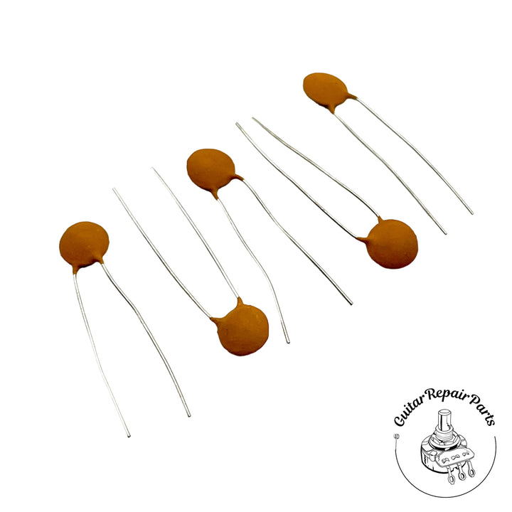 Ceramic Disc Tone Capacitors .01uF - 100V (5 pcs)