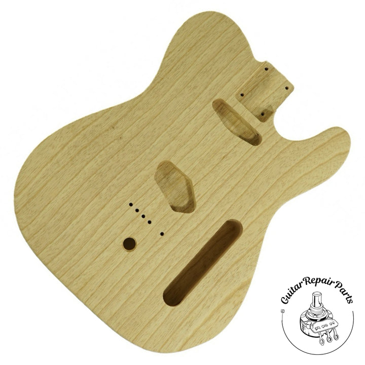 Swamp Ash Telecaster Body (Routed for B Bender) - Unfinished