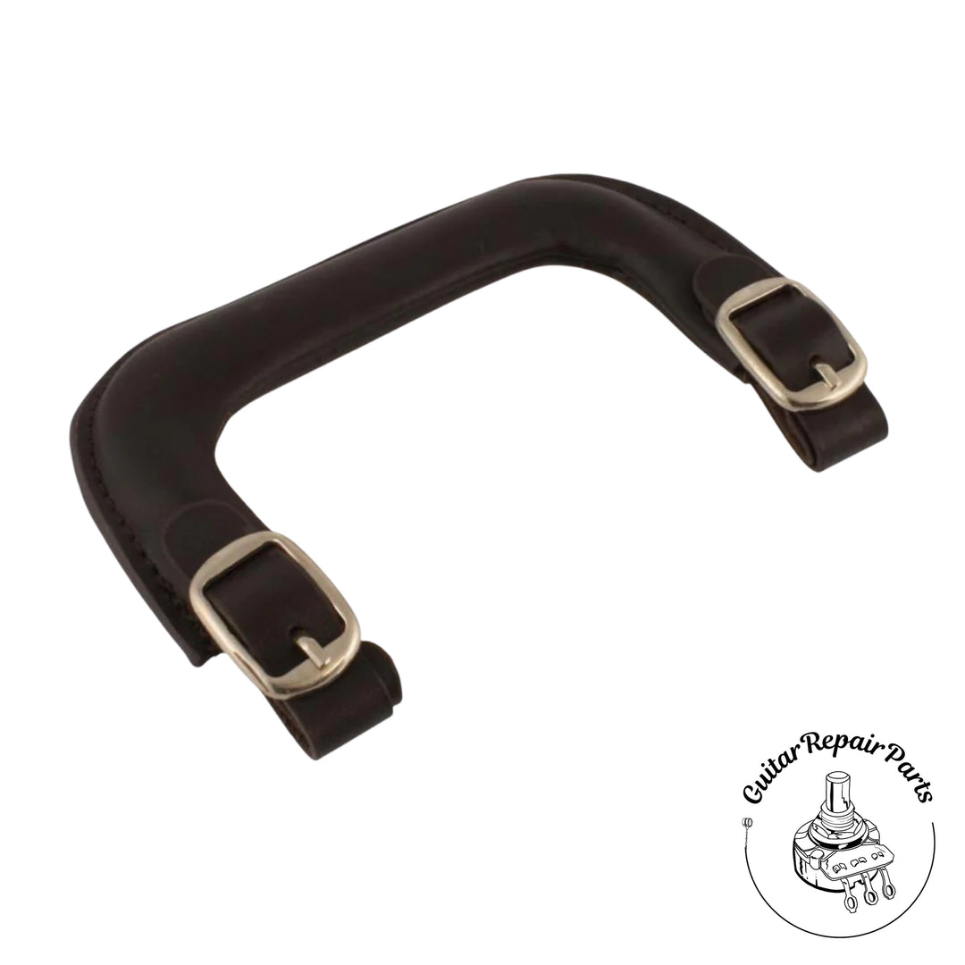 Grover Replacement Leather Instrument Case Handle - Brown