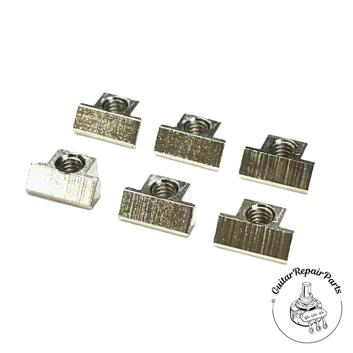 Replacement Saddles For Wired ABR-1 Bridge 4-40 Thread (6 pcs) - Nickel