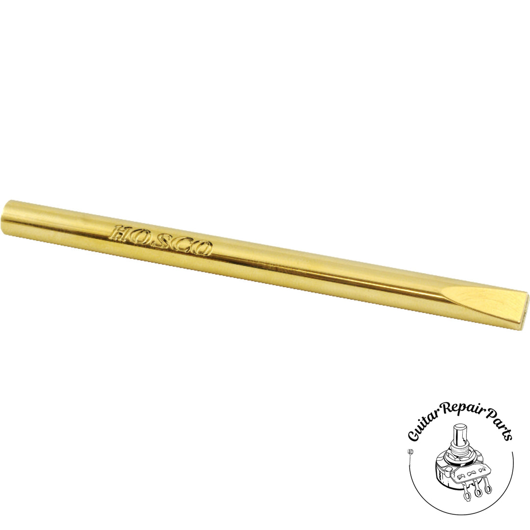 Hosco TL-FS10 Fret Setter Tool For Reseating Loose Frets - Brass