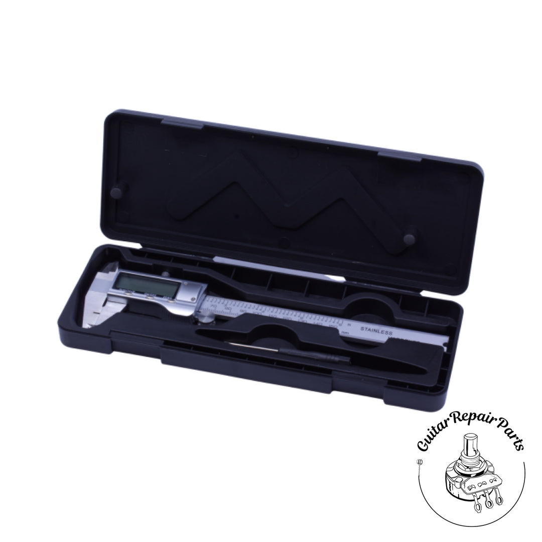 Digital Luthier's Caliper 6" (154mm) w. Fretwire Notches