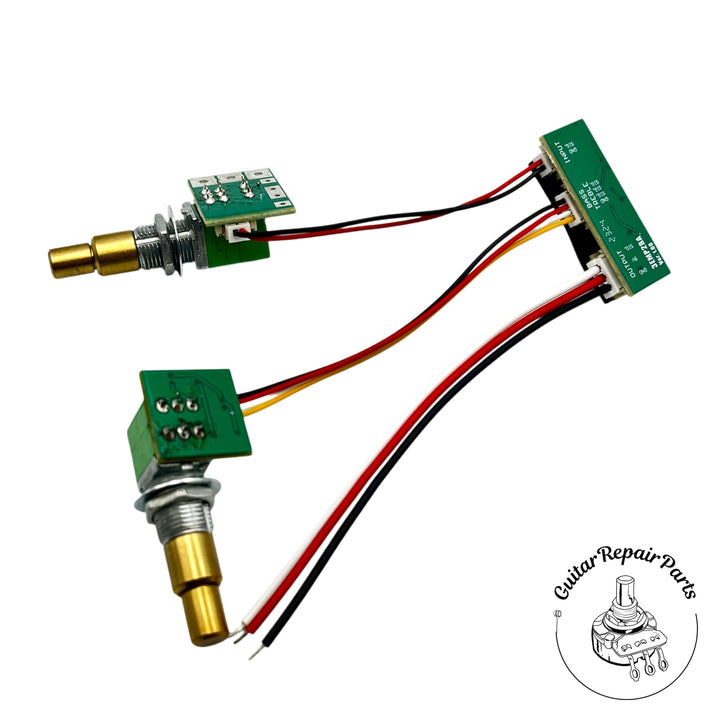 Ibanez 3BP2BCA Bass Wiring Assembly Preamp Concentric 2-Band EQ Volume / Balance