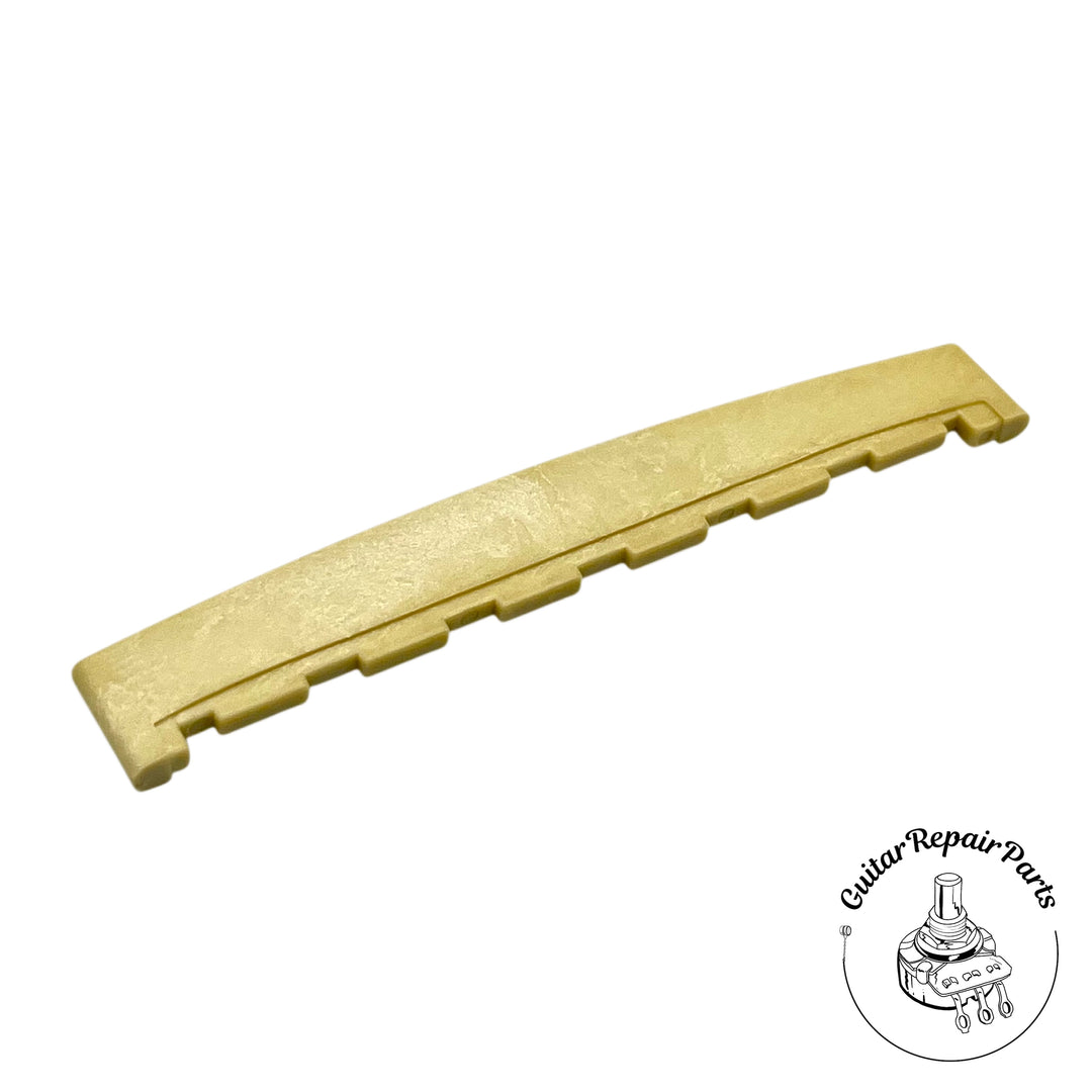 Plastic Integrated Saddle For Ovation & Takamine CP-100 Pickups - Natural