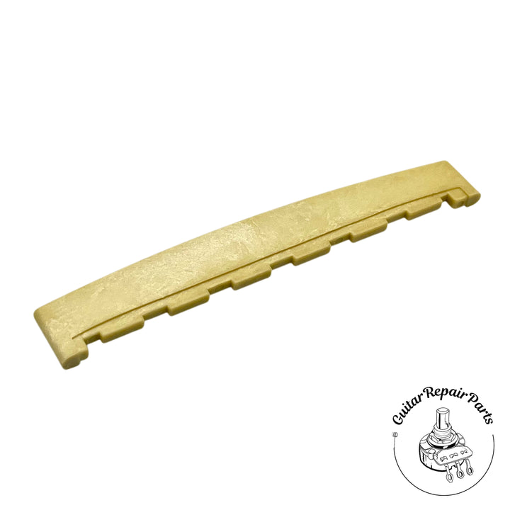 Plastic Integrated Saddle For Ovation & Takamine CP-100 Pickups - Natural