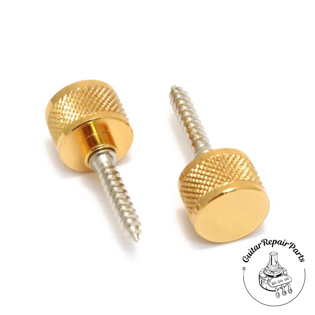 Gretsch Strap Buttons and Screws (2 ea.) 9221029000 - Gold