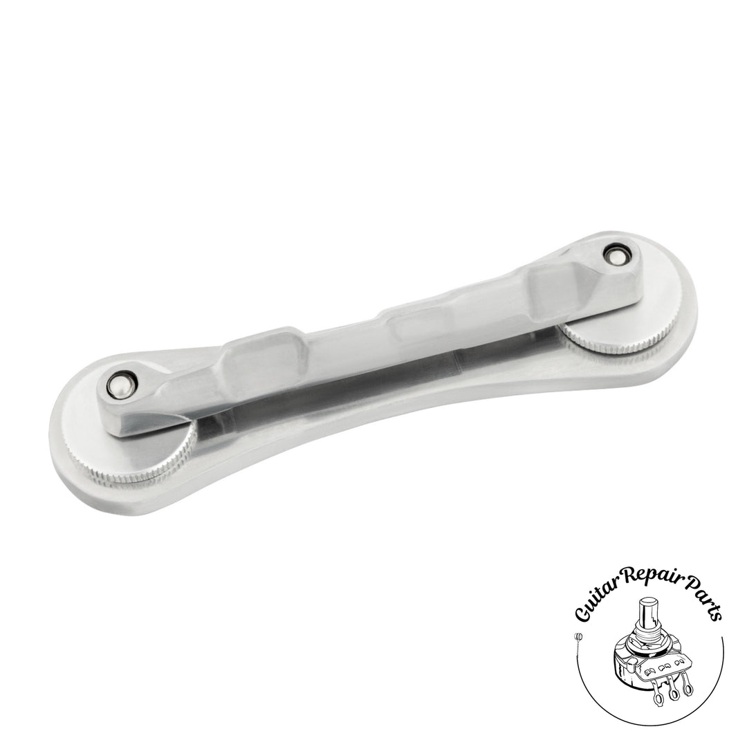 Bigsby 1800024000 Sorkin "bowtie" Bridge w. Base - Polished Aluminum