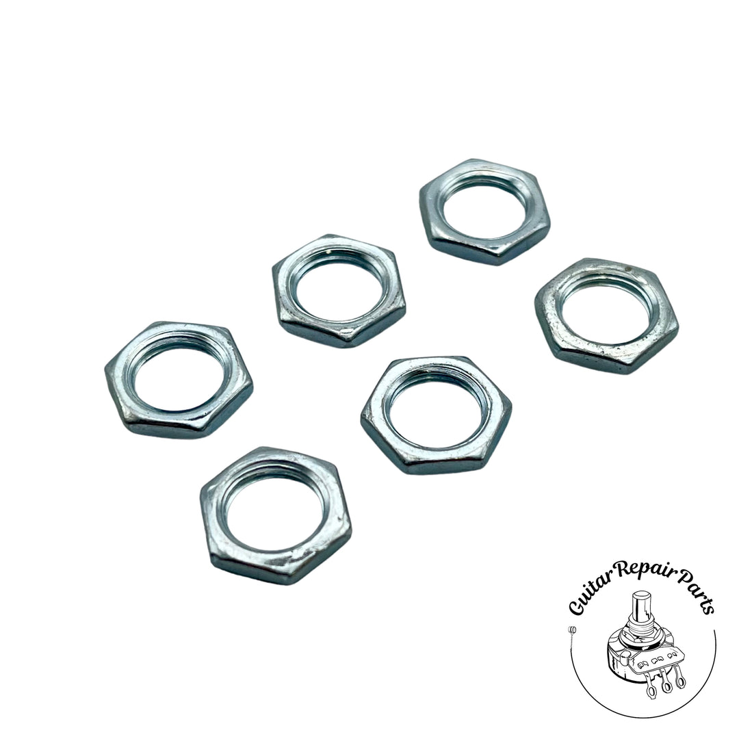 Hex Nuts For Metric Potentiometers M8 Thread (6 pcs)