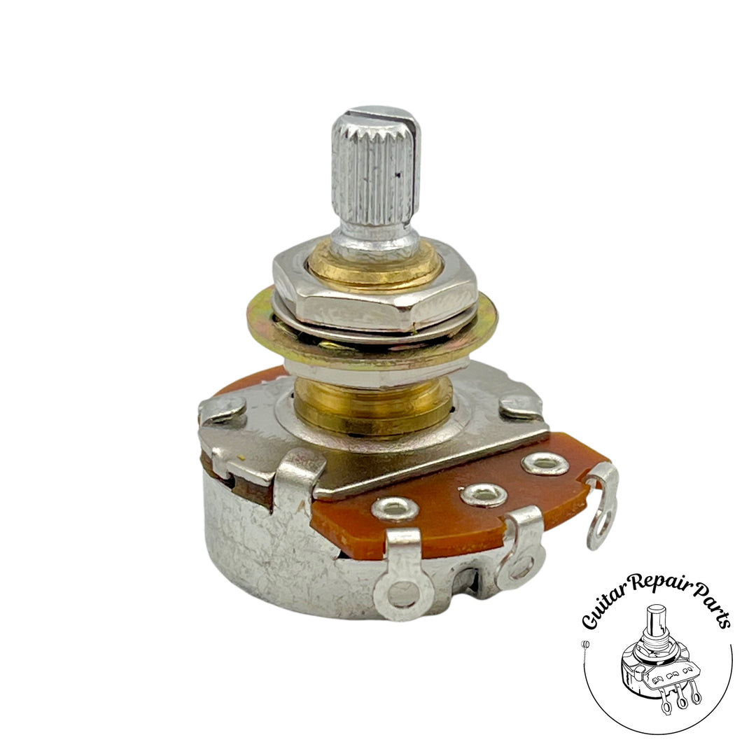 ALPHA 25K Potentiometer, Audio Taper, Split-Shaft