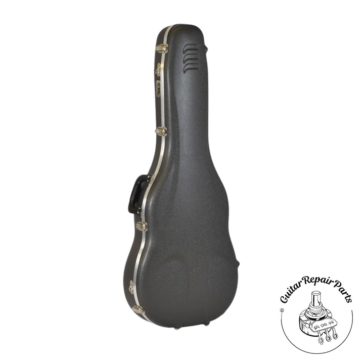 TKL Concept 3.1 Molded OM/000 Acoustic Guitar Case w/ D-Rings - Titanium Finish